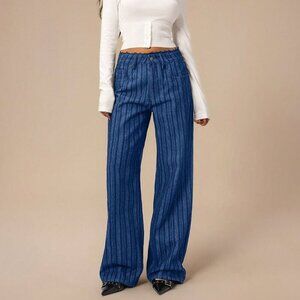 Blue Elegant Women's Denim Jeans